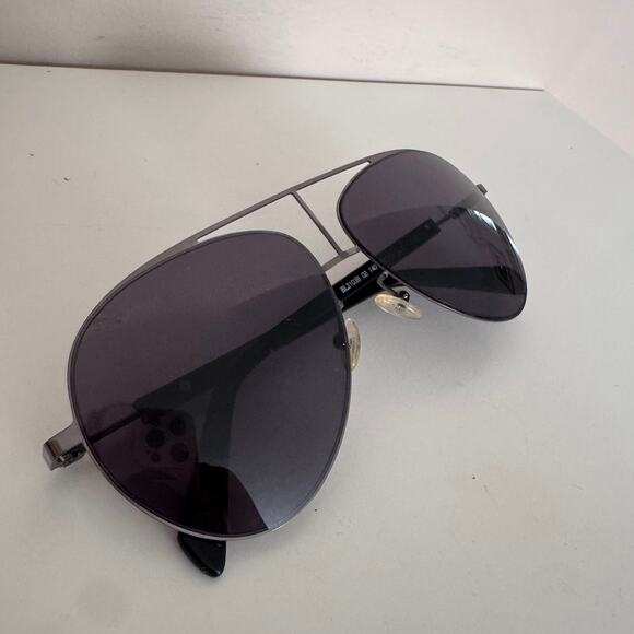 Balmain Black Aviator Sunglasses BL2103B main image 8